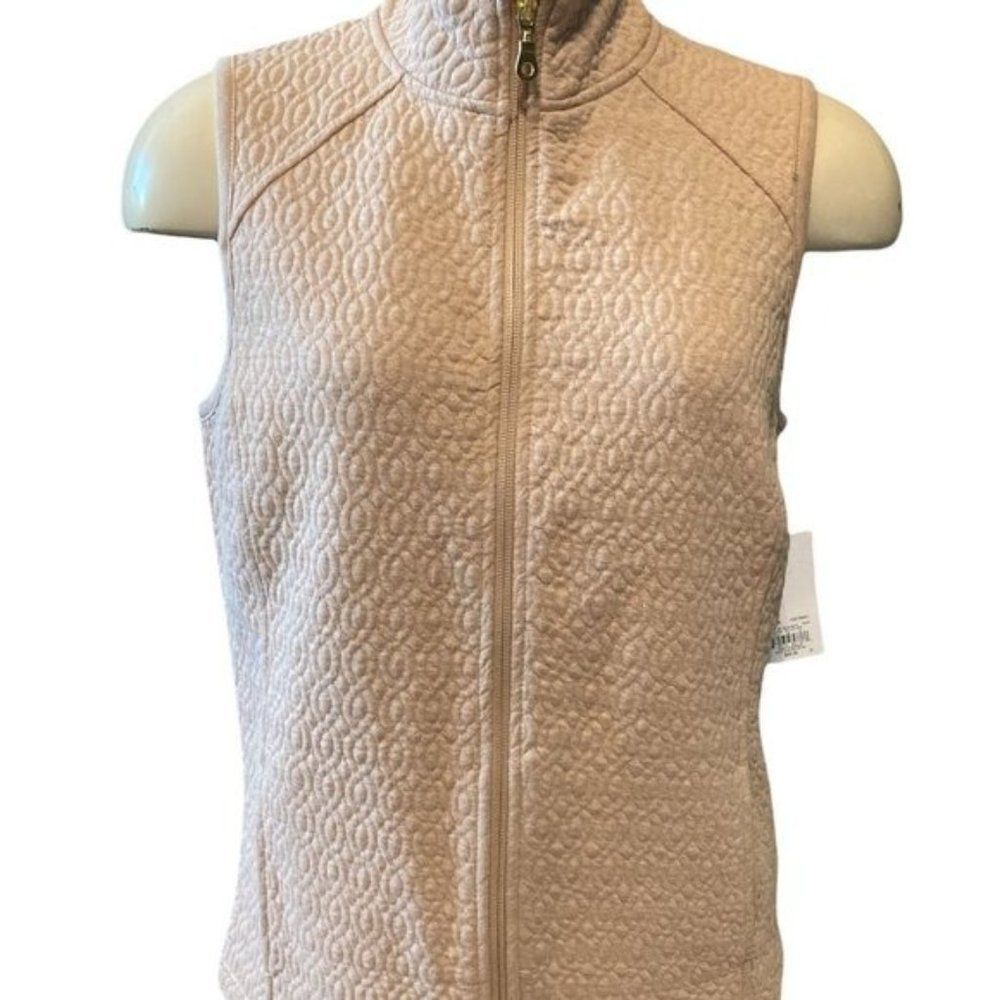Women's Croft & Barrow Solid Quilted Vest Petite XL